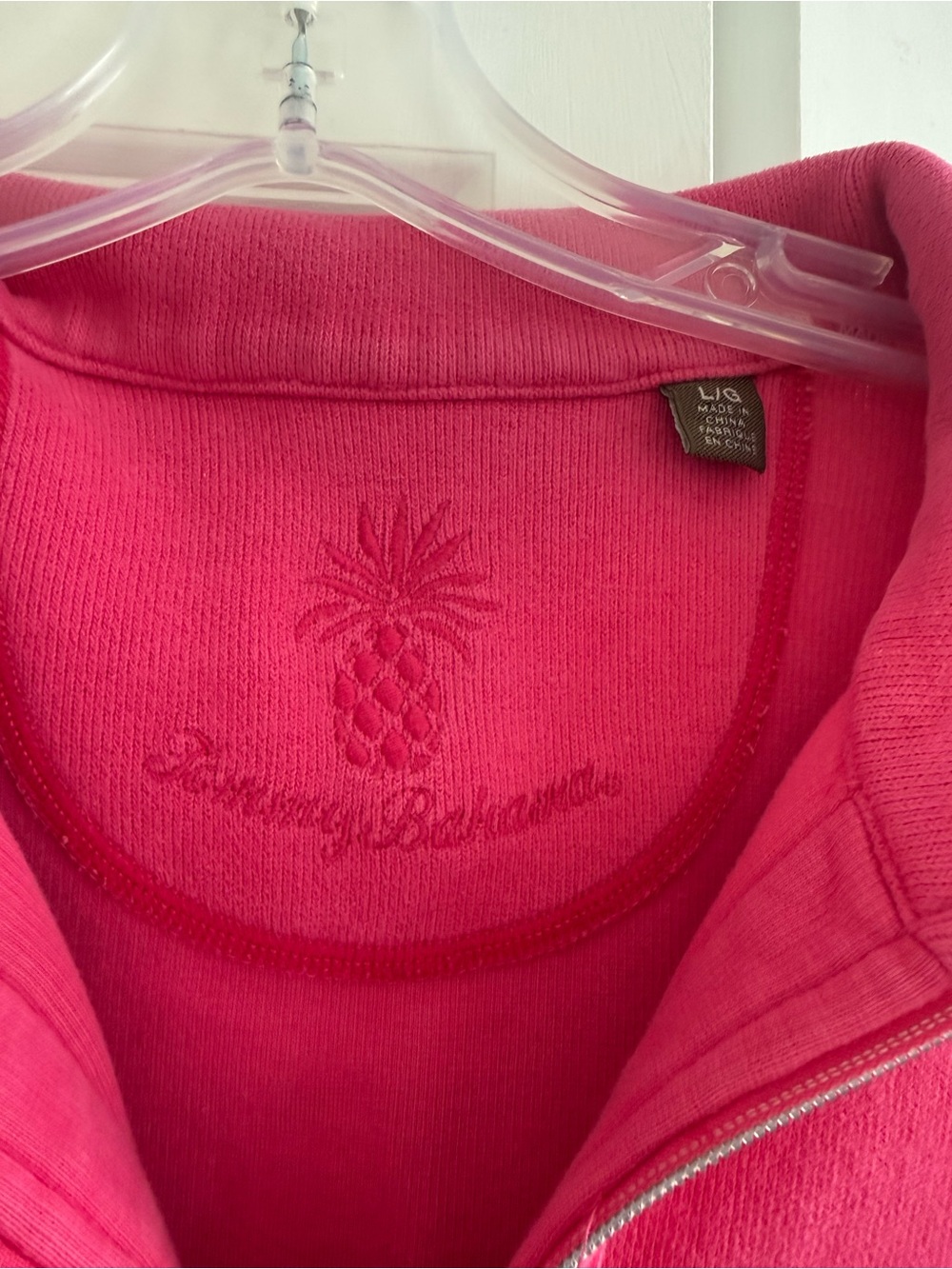 Tommy Bahama Hot Pink Zip-Front Jacket - Picture 2 of 6